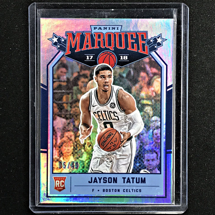 2017-18 Chronicles Marquee JAYSON TATUM Rookie 5/49-Cherry Collectables
