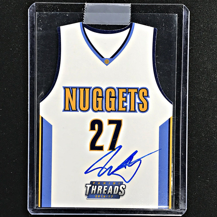2016-17 Threads JAMAL MURRAY Die Cut Rookie Auto 7/199-Cherry Collectables