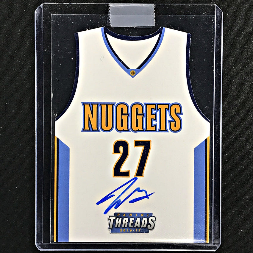 2016-17 Threads JAMAL MURRAY Die Cut Rookie Auto 73/199-Cherry Collectables