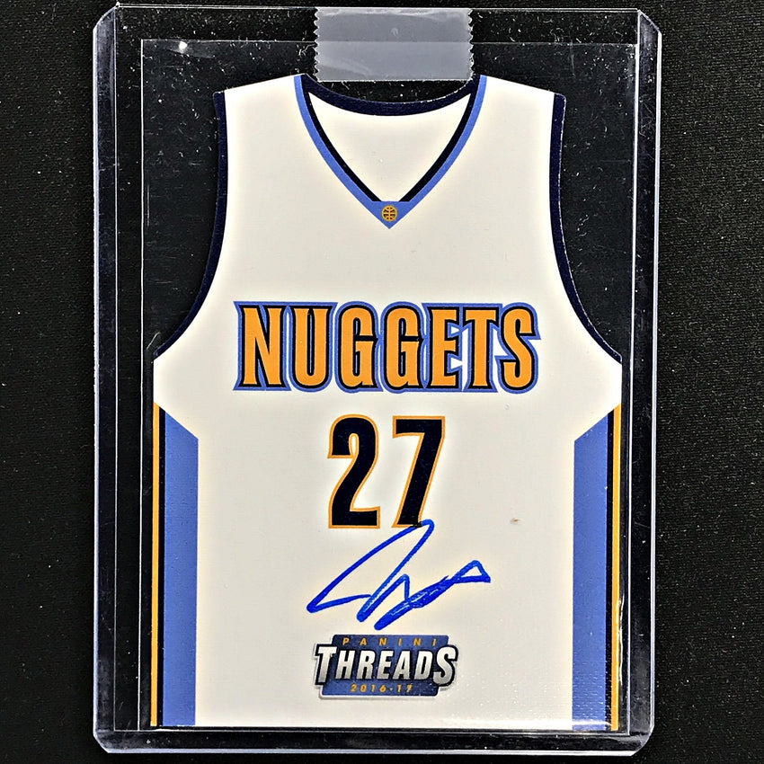 2016-17 Threads JAMAL MURRAY Die Cut Rookie Auto 3/199-Cherry Collectables