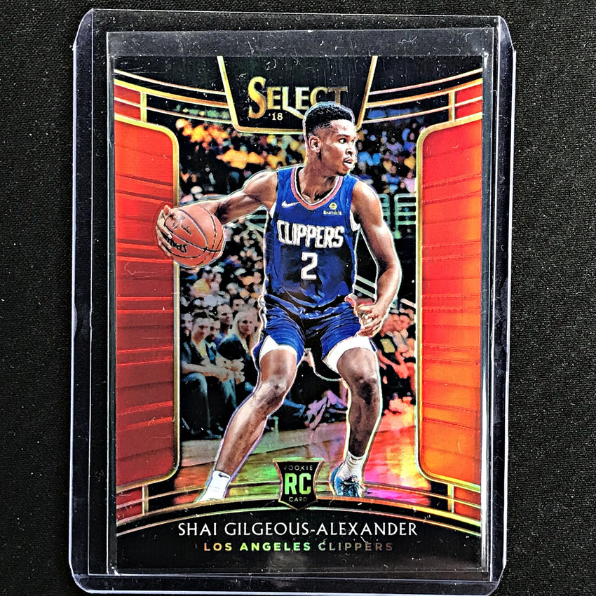 2018-19 Select SHAI GILGEOUS-ALEXANDER Red Prizm Rookie 160/199-Cherry Collectables