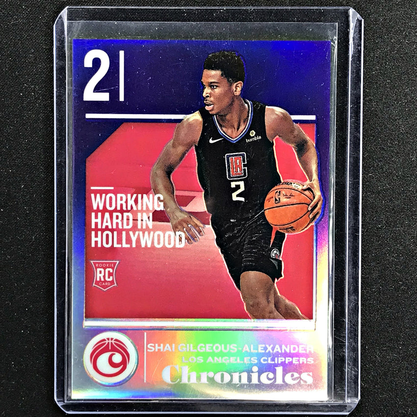 2018-19 Chronicles SHAI GILGEOUS-ALEXANDER Blue Rookie 1/49-Cherry Collectables