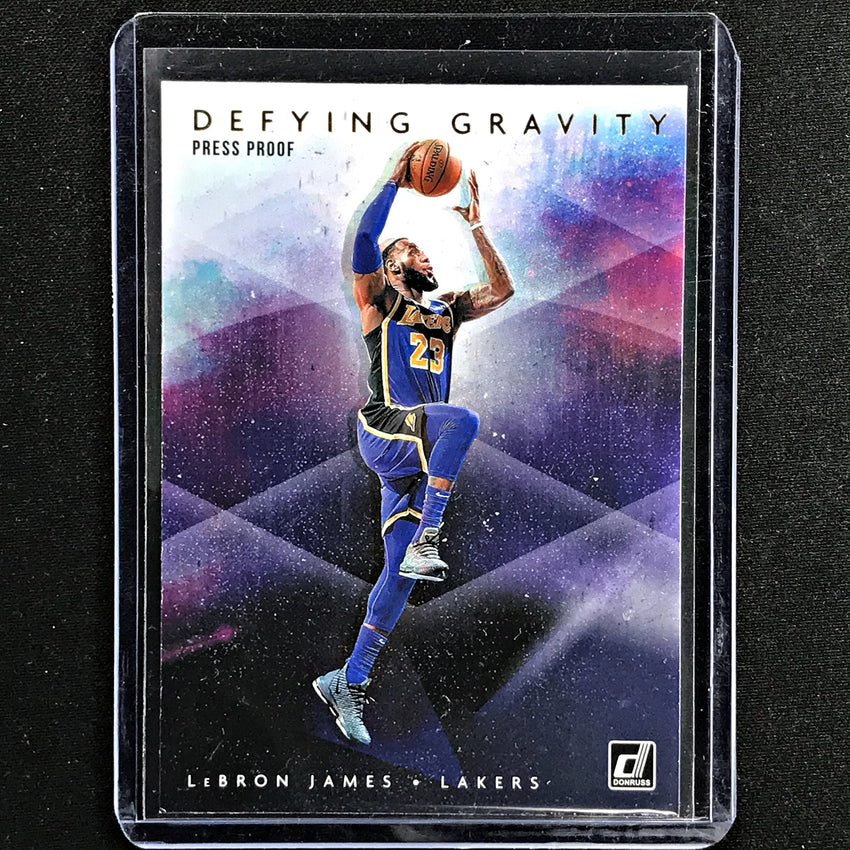 2019-20 Donruss LEBRON JAMES Defying Gravity Press Proof #2-Cherry Collectables