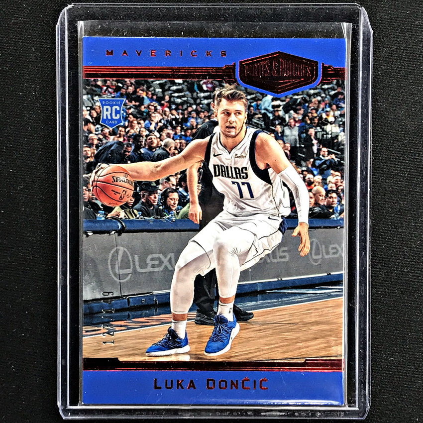 2018-19 Plates & Patches LUKA DONCIC Red 123/149-Cherry Collectables