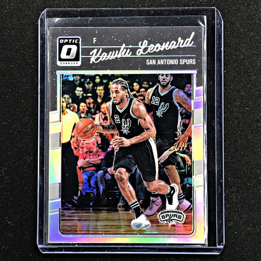 2016-17 Optic KAWHI LEONARD Holo Prizm #116-Cherry Collectables