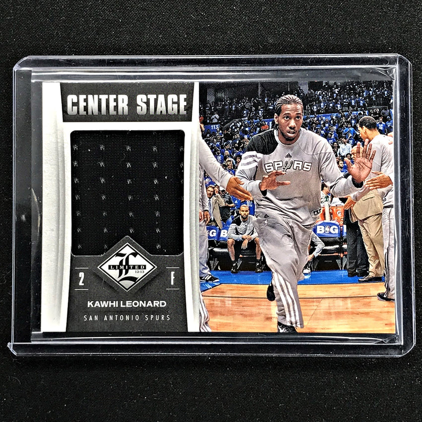 2012-13 Limited KAWHI LEONARD Center Stage Rookie Jersey 20/49-Cherry Collectables