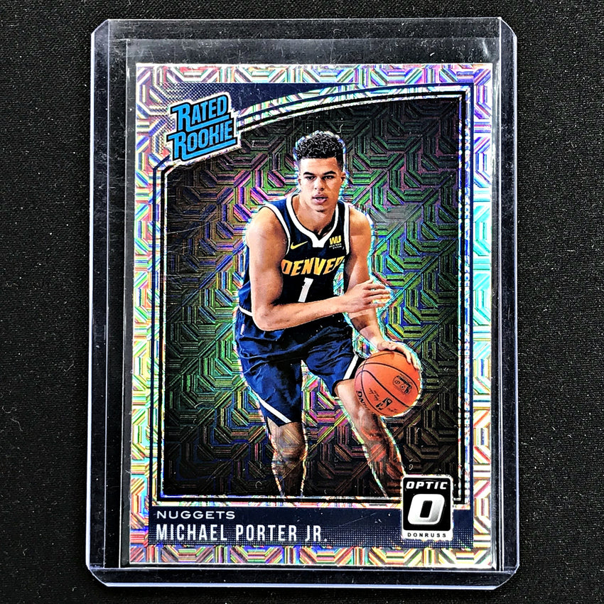 2018-19 Optic MICHAEL PORTER JR Rated Rookie Choice Mojo #182-Cherry Collectables