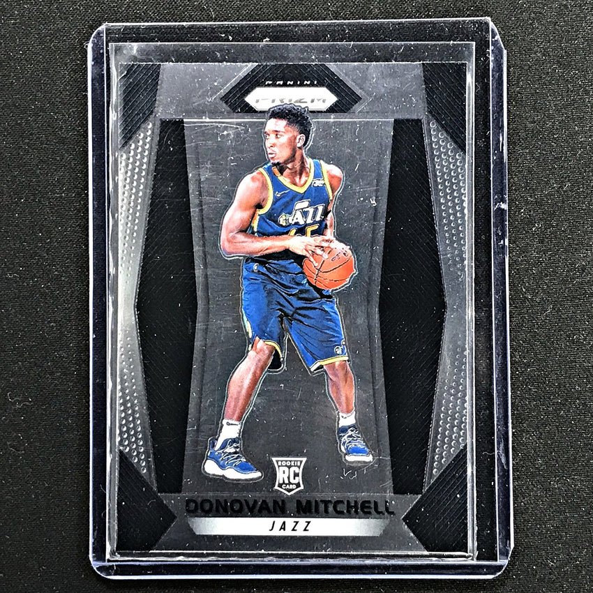 2017-18 Prizm DONOVAN MITCHELL Base Rookie Prizm #117-Cherry Collectables