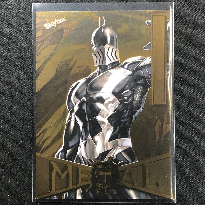 2021-2022 Marvel Spider-Man Metal Universe BLACK BOLT Light FX Gold #9