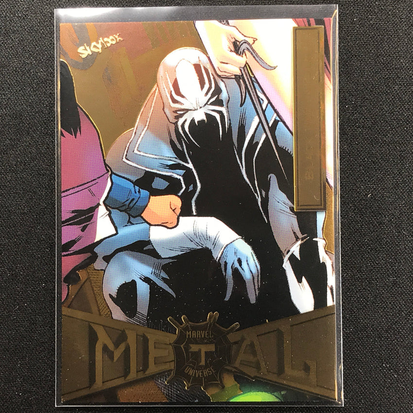 2021-2022 Marvel Spider-Man Metal Universe BLACK TARANTULA Light FX Gold #12