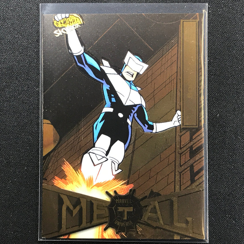 2021-2022 Marvel Spider-Man Metal Universe BOOMERANG Light FX Gold #14