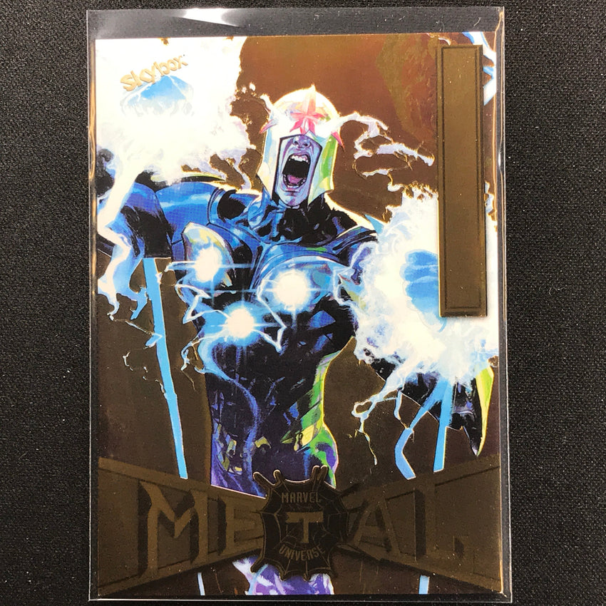 2021-2022 Marvel Spider-man Metal Universe Nova Light Fx Gold No 62