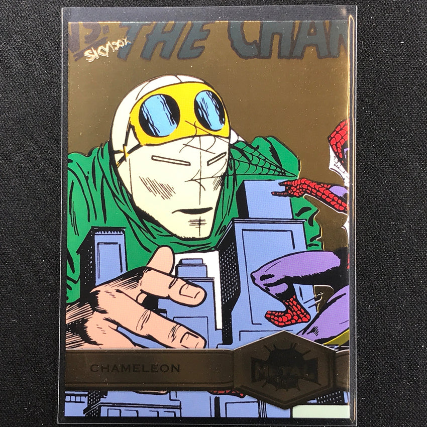 2021-2022 Marvel Spider-Man Metal Universe CHAMELEON High Series FX Gold #119