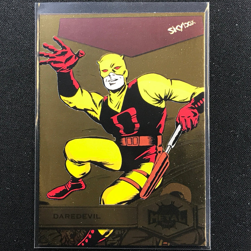 2021-2022 Marvel Spider-man Metal Universe Daredevil High Series Fx Gold No 121