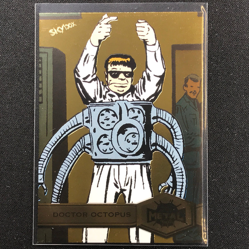 2021-2022 Marvel Spider-man Metal Universe Doctor Octopus High Series Gold No 122