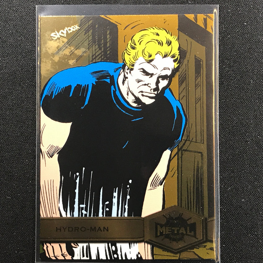2021-2022 Marvel Spider-Man Metal Universe HYDRO-MAN High Series FX Gold #134