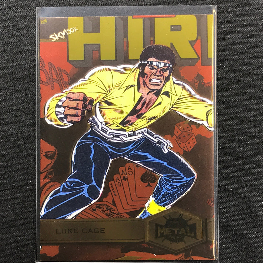 2021-2022 Marvel Spider-man Metal Universe Luke Cage High Series Fx Gold No 145
