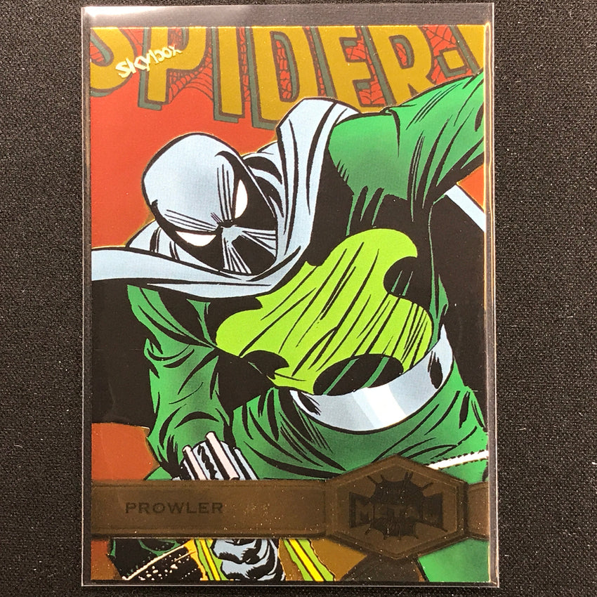 2021-2022 Marvel Spider-Man Metal Universe PROWLER High Series FX Gold #166