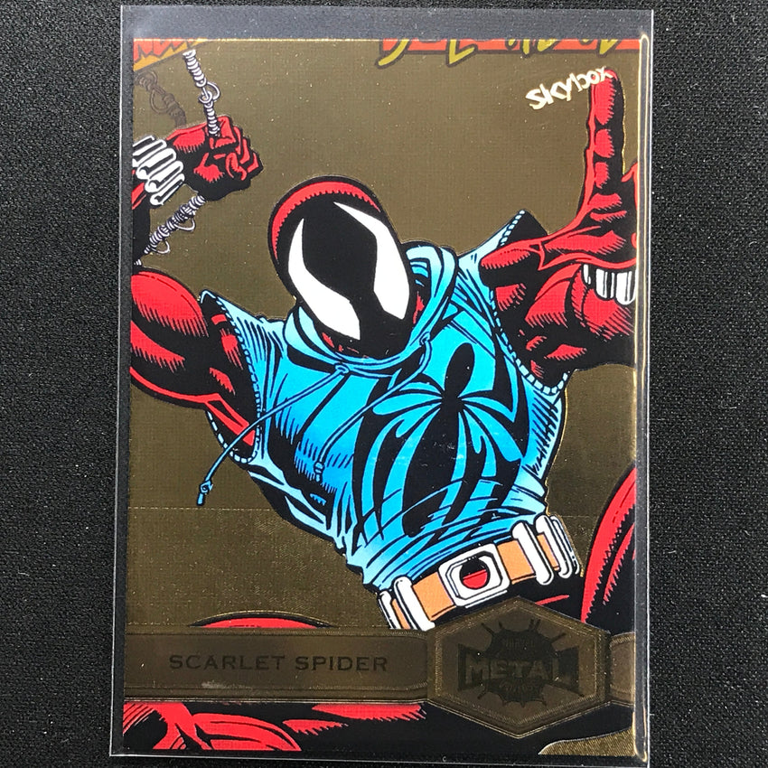 2021-2022 Marvel Spider-man Metal Universe Scarlet Spider High Series Fx Gold No 171