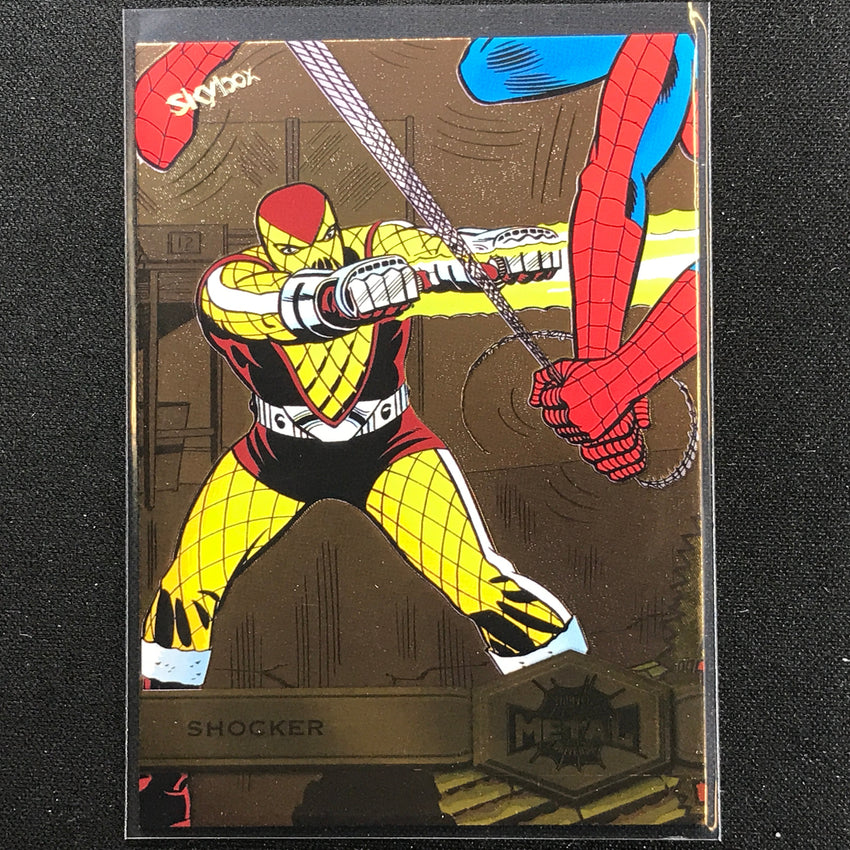 2021-2022 Marvel Spider-man Metal Universe Shocker High Series Fx Gold No 178