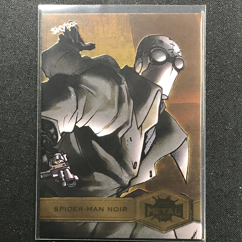 2021-2022 Marvel Spider-man Metal Universe Spider-man Noir High Series Gold No 185