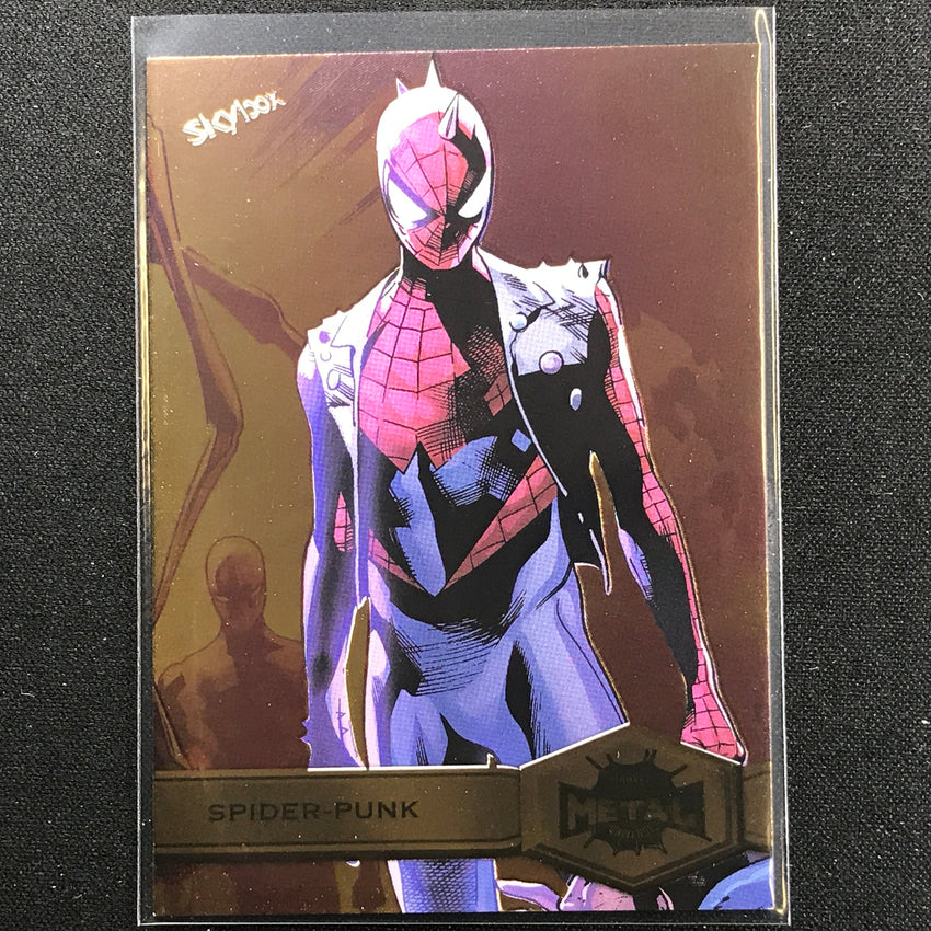 2021-2022 Marvel Spider-man Metal Universe Spider-punk High Series Fx Gold No 186