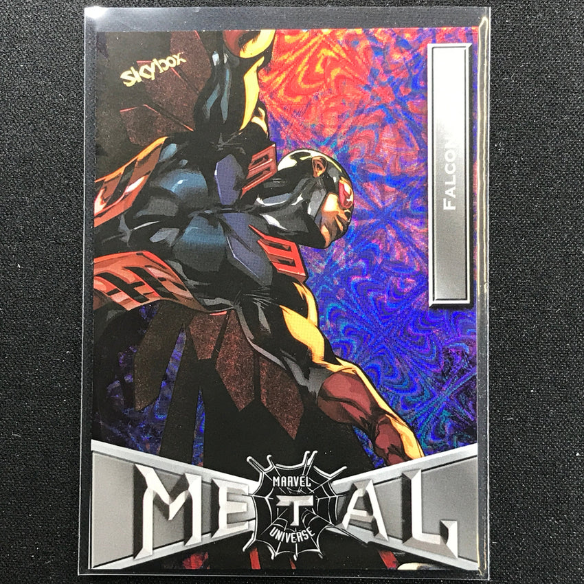 2021-2022 Marvel Spider-man Metal Universe Falcon Grandiose No 26
