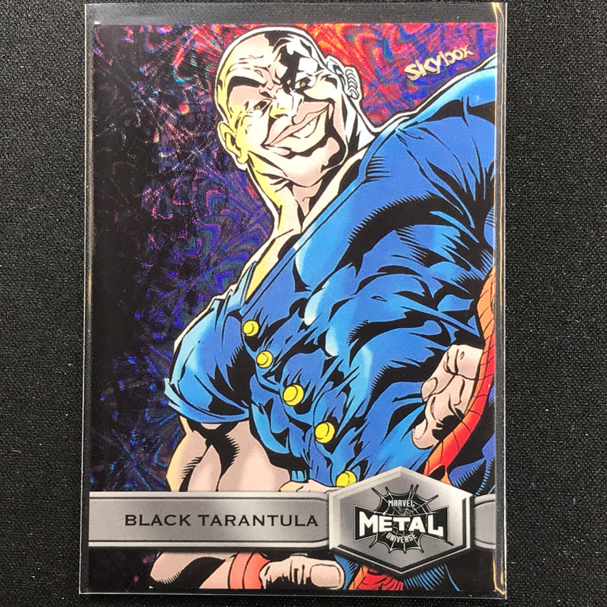 2021-2022 Marvel Spider-Man Metal Universe BLACK TARANTULA Series Grandiose #112