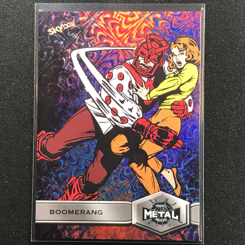 2021-2022 Marvel Spider-Man Metal Universe BOOMERANG High Series Grandiose #114