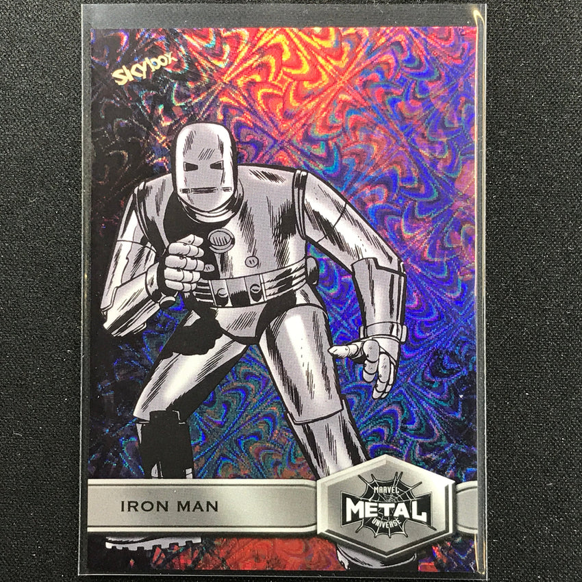 2021-2022 Marvel Spider-Man Metal Universe IRON MAN High Series Grandiose #136