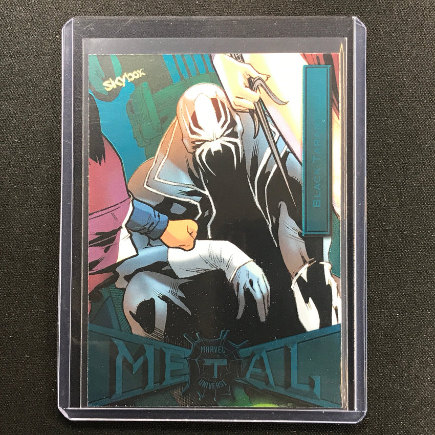 2021-2022 Marvel Spider-man Metal Universe Black Tarantula Turquoise 28/50