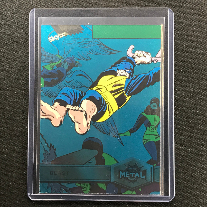 2021-2022 Marvel Spider-man Metal Universe Beast High Series Turquoise 14/50