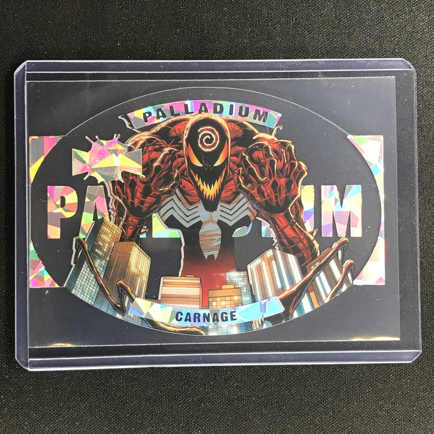 2021-2022 Marvel Spider-man Metal Universe Carnage Palladium Acetate No 5