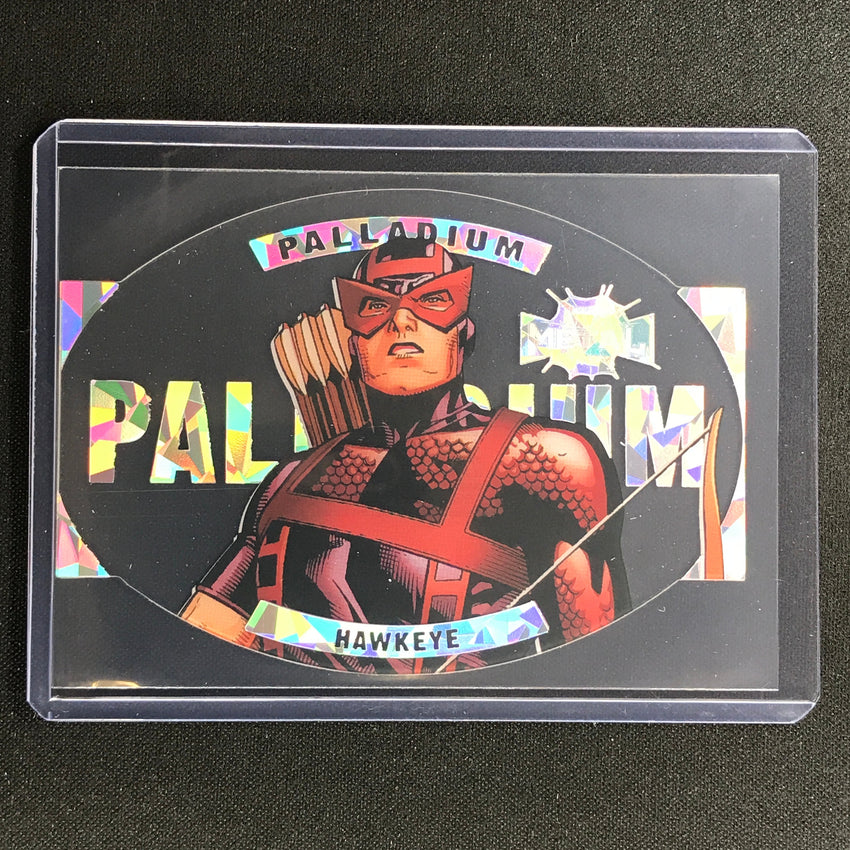 2021-2022 Marvel Spider-Man Metal Universe HAWKEYE Palladium Acetate #13