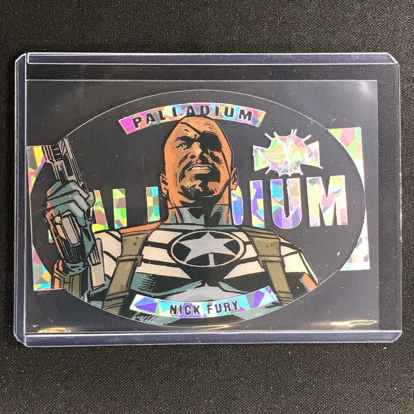 2021-2022 Marvel Spider-Man Metal Universe NICK FURY Palladium Acetate #31
