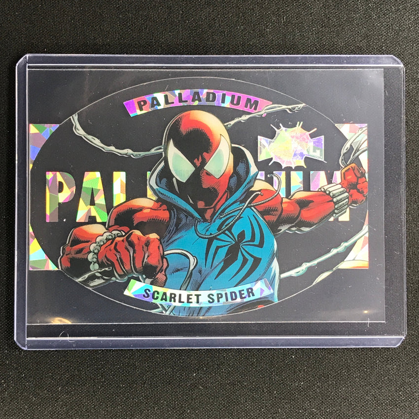 2021-2022 Marvel Spider-Man Metal Universe SCARLET SPIDER Palladium Acetate #36