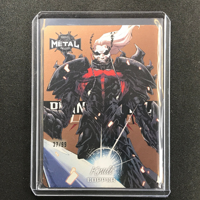 2021-2022 Marvel Spider-Man Metal Universe KNULL Planet Metal Copper 37/99