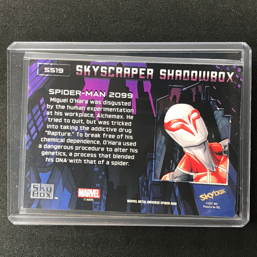 2021-2022 Marvel Spider-Man Universe SPIDER-MAN 2099 Skyscraper Shadowbox SP #19