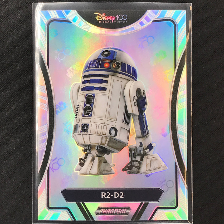 2023 Phantom Disney 100 Star Wars R2-d2 Silver Prizm No 23