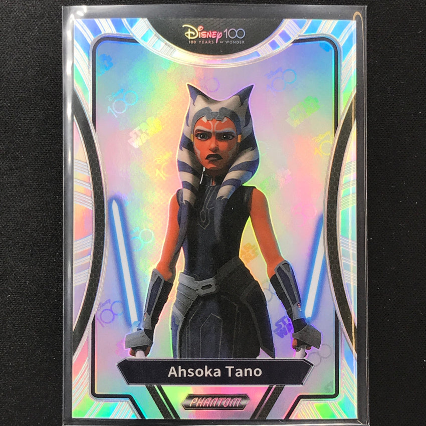 2023 Phantom Disney 100 Star Wars Ahsoka Tano Silver Prizm No 27