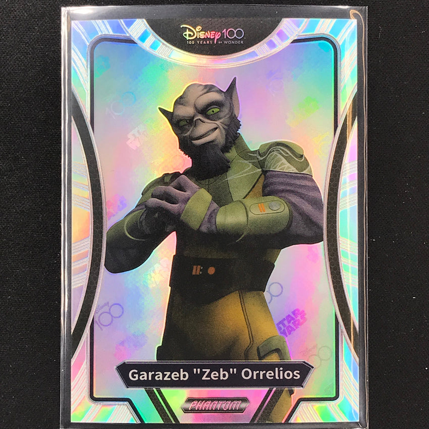 2023 Phantom Disney 100 Star Wars Garazeb Zeb Orrelios Silver Prizm No 41