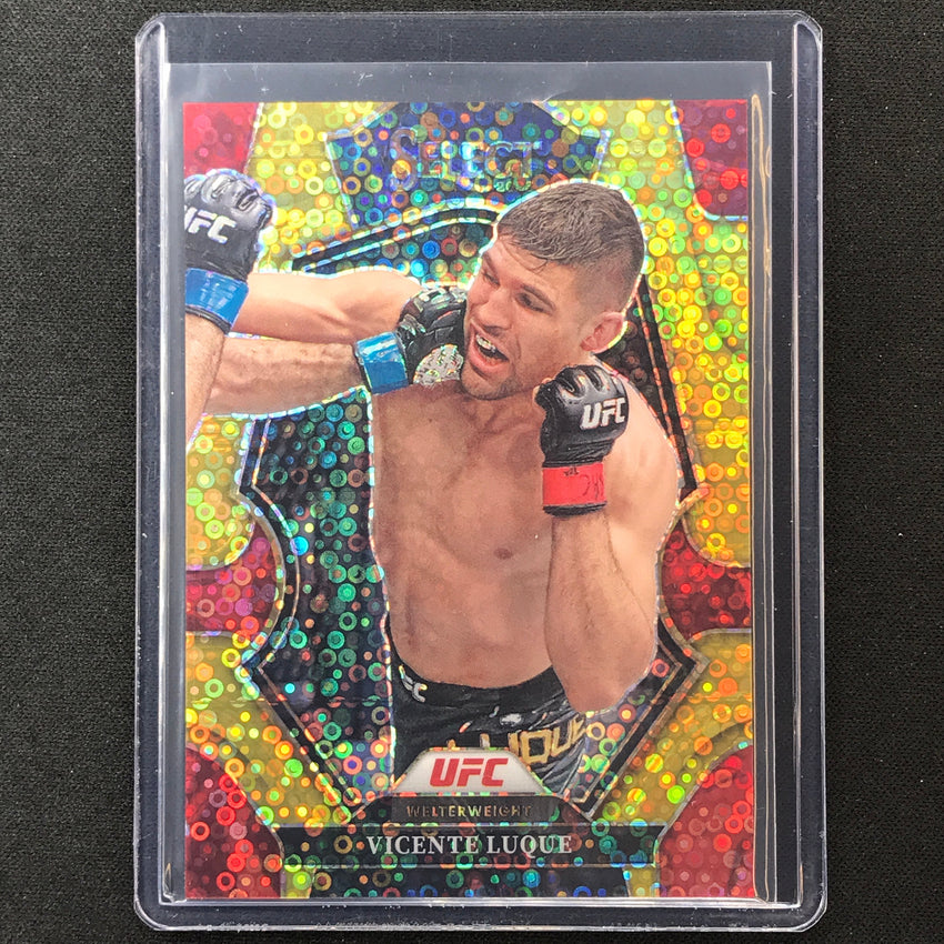 2023 Select UFC Vicente Luque Premier Level H2 Gold Disco 6/10