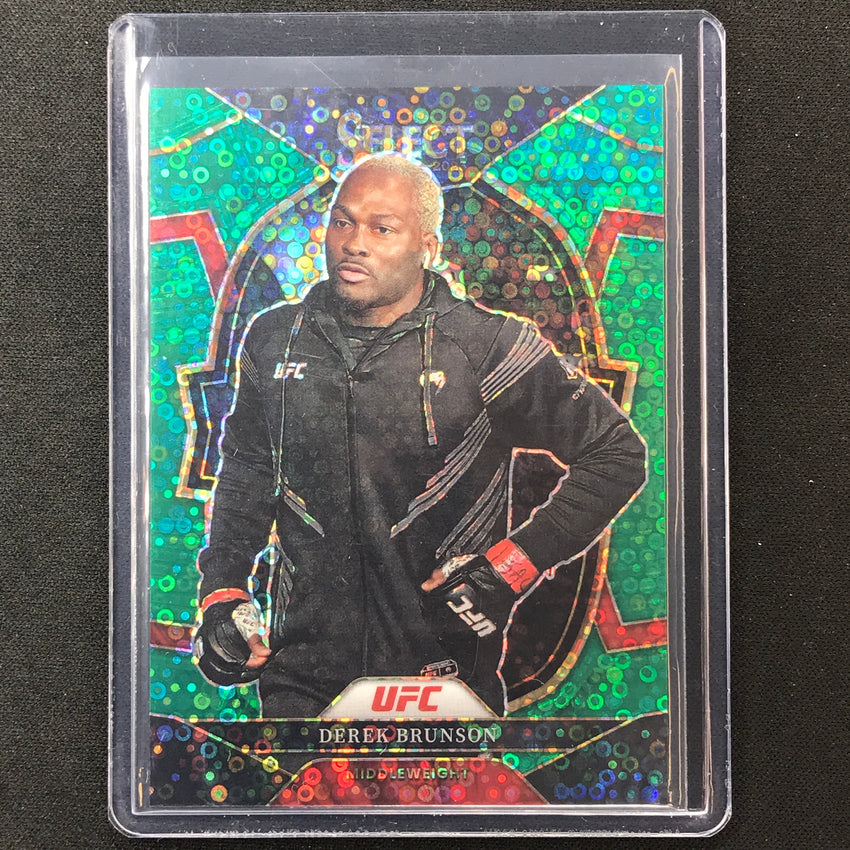 2023 Select UFC Derek Brunson Concourse H2 Green Disco 3/5