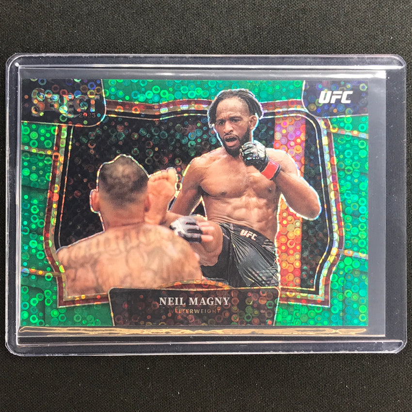 2023 Select UFC Neil Magny Octagonside H2 Green Disco 3/5