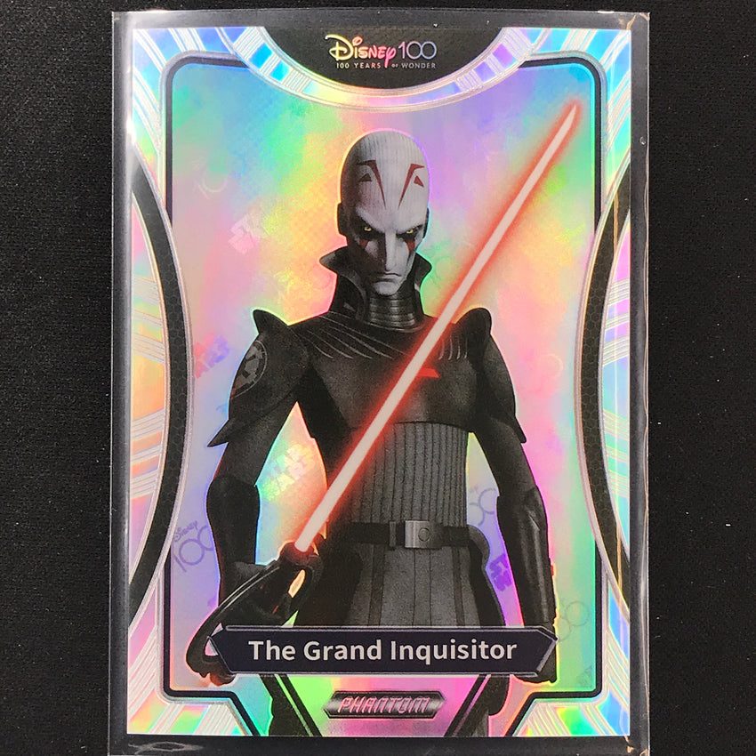 2023 Phantom Disney 100 Star Wars The Grand Inquisitor Silver Prizm No 58