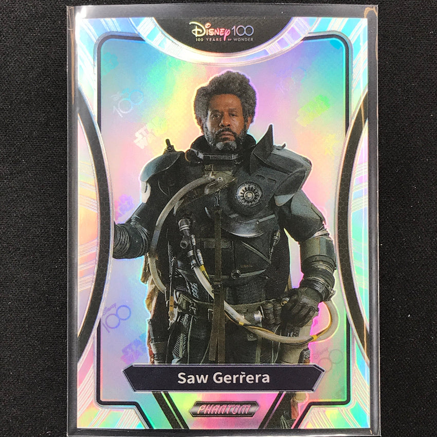 2023 Phantom Disney 100 Star Wars Saw Gerrera Silver Prizm No 60