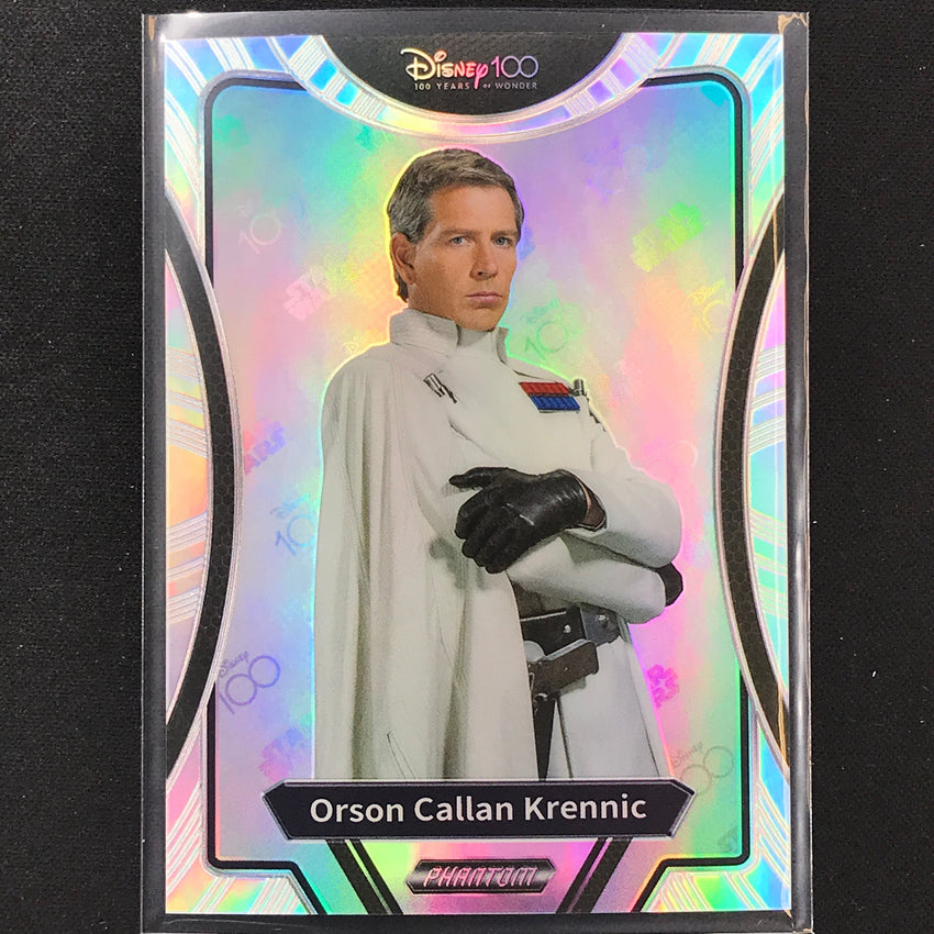 2023 Phantom Disney 100 Star Wars Orson Callan Krennic Silver Prizm No 62