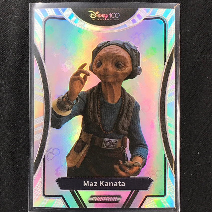 2023 Phantom Disney 100 Star Wars MAZ KANATA Silver Prizm #63