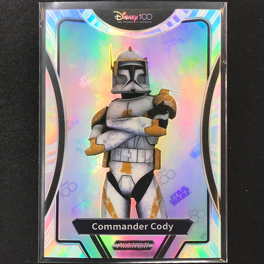 2023 Phantom Disney 100 Star Wars Commander Cody Silver Prizm No 66