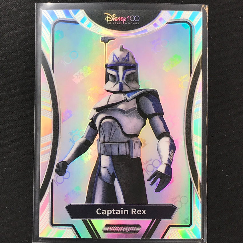 2023 Phantom Disney 100 Star Wars Captain Rex Silver Prizm No 68